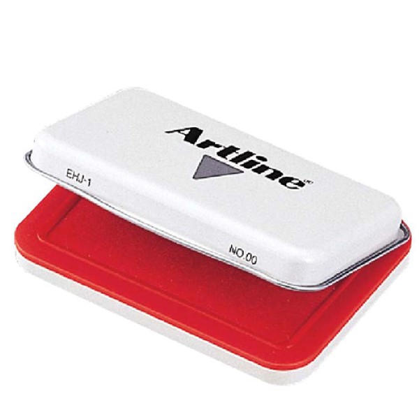 Artline stamp pad (Medium  Red  Pack of 5)